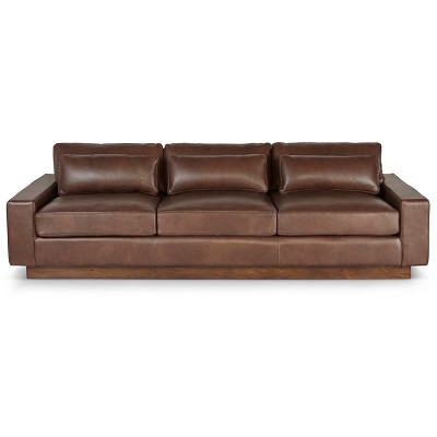 target leather couch