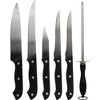 Deco Essentials CK6PC Knife Set w/Board (4-Pack) +Safety Gloves +Knife Sharpener - 3 of 4