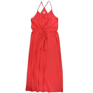 bar III Womens Tie Waist Maxi Dress - 1 of 2