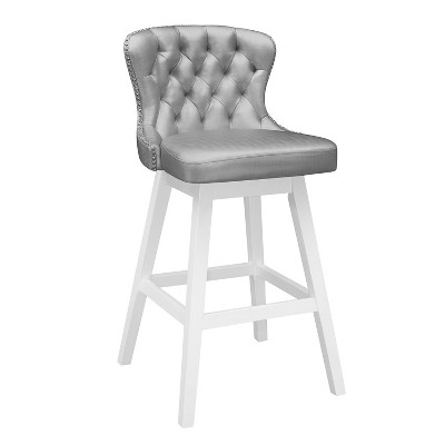 Rosabella Wood Swivel Counter Height Barstool White - Hillsdale Furniture