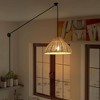 1 Light Rattan Pendant Light - 2 of 4