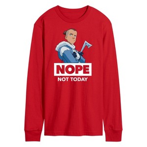 Men's - Avatar: The Last Airbender - Sokka Nope Long Sleeve Graphic T-Shirt - 1 of 4
