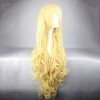Unique Bargains Women Curly Human Hair Wigs 35" with Wig Cap - 3 of 4