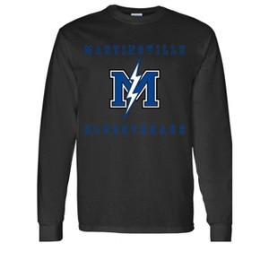 Adult Martinsville Jr Sr High School Bluestreaks Name & Graphic