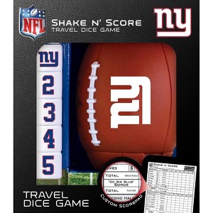 MasterPieces Officially Licensed NFL New York Giants Shake N' Score Dice Game for Age 6 and Up - 1 of 3