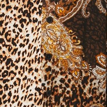 bright lemon patched paisley