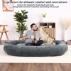 Human Sized Dog Bed for People Adults, 71"x48"x14" Giant Dog Bed for Humans Large Bean Bag Napping Dog Bed with Removable Cover - 2 of 4