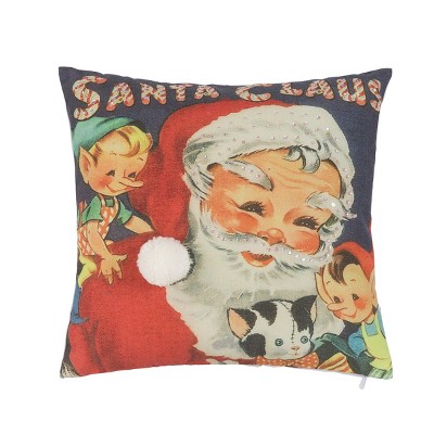 Gallerie II Retro Santa Claus Pillow