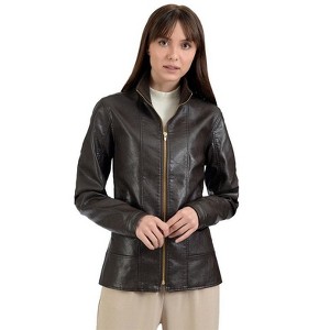 Nine West Women's Classic Zipper Jacket NWDO2139US - 1 of 4