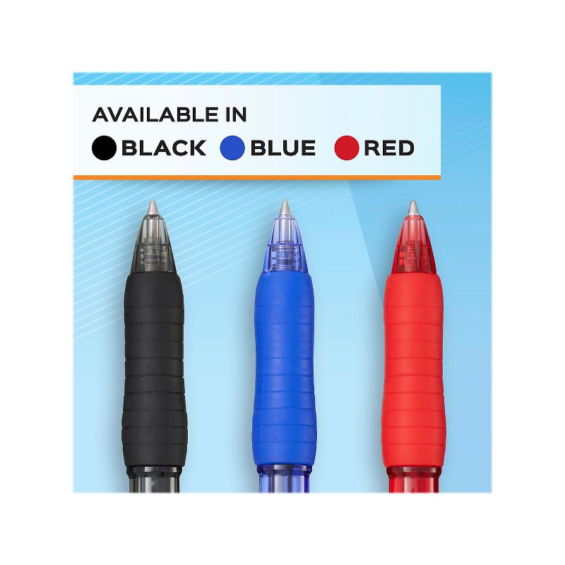 Paper Mate Profile Retractable Gel Pen Bold Point Blue Ink Dozen (2102161), 5 of 9