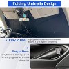 TruAIR Car Windshield Umbrella Sun Shade - 2 of 4