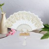 Unique Bargains Butterfly with Tassel Folding Fan 1 Pc - 4 of 4