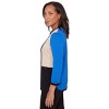 Alfred Dunner Women's Colorblock Long Sleeve Sweater - 4 of 4