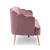 NicBex 3 Seater Sofa Couch with Deep Seat & Armrest Modern Upholstered Velvet Sofa with Metal Legs for Living Room - 4 of 4
