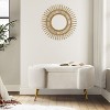 Alina Storage Bench with Metal Legs for Bedroom | ARTFUL LIVING DESIGN - 2 of 4