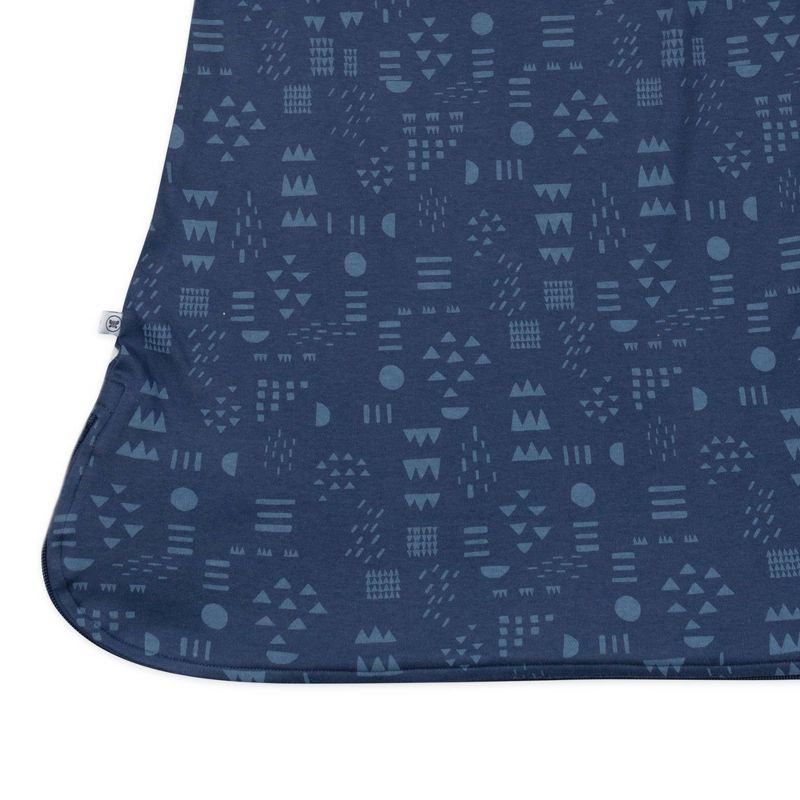 Honest Baby Organic Cotton Interlock Wearable Blanket - Pattern Play Navy, 3 of 4