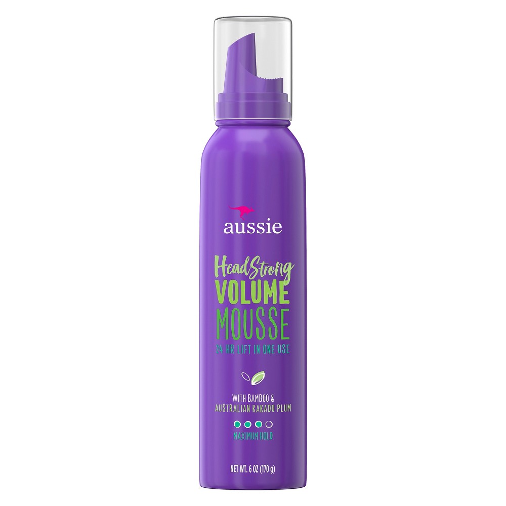 Aussie Headstrong Volume Mousse  Maximum Hold  6 fl oz