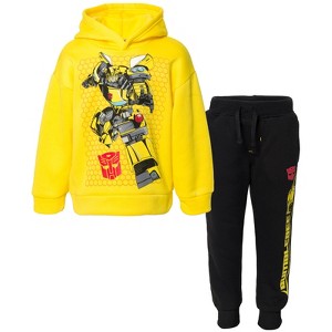 Transformers Optimus Prime Bumblebee Pullover Hoodie Jogger Pants Toddler to Big Kid - 1 of 4