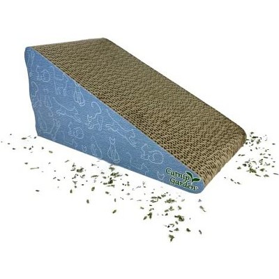 Multipet Catnip Garden Cat Cardboard Scratching Wedge with Catnip