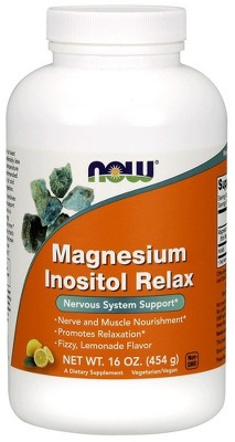 Magnesium Inositol Relax by Now Foods  -  16 oz Powder