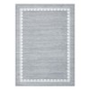 Garvee Washable Rugs for Living Room Bedroom Modern Solid Area Rug Low Pile Non Slip Bordered Print Rug - 4 of 4