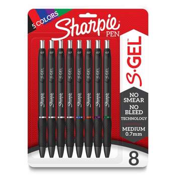 Sharpie S-Gel 8pk Gel Pens 0.7mm Medium Tip Multicolored
