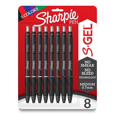 Sharpie S-Gel 8pk Gel Pens 0.7mm Medium Tip Multicolored - image 1 of 4