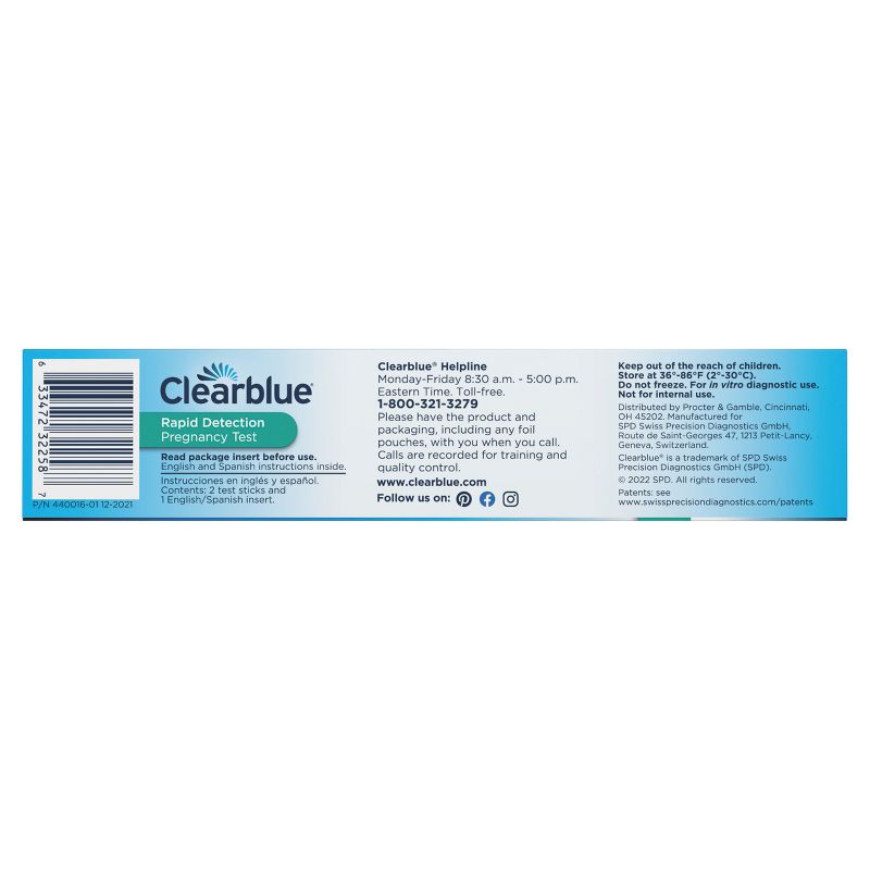 Clearblue Rapid Detection Pregnancy Test - 2ct, 4 of 16