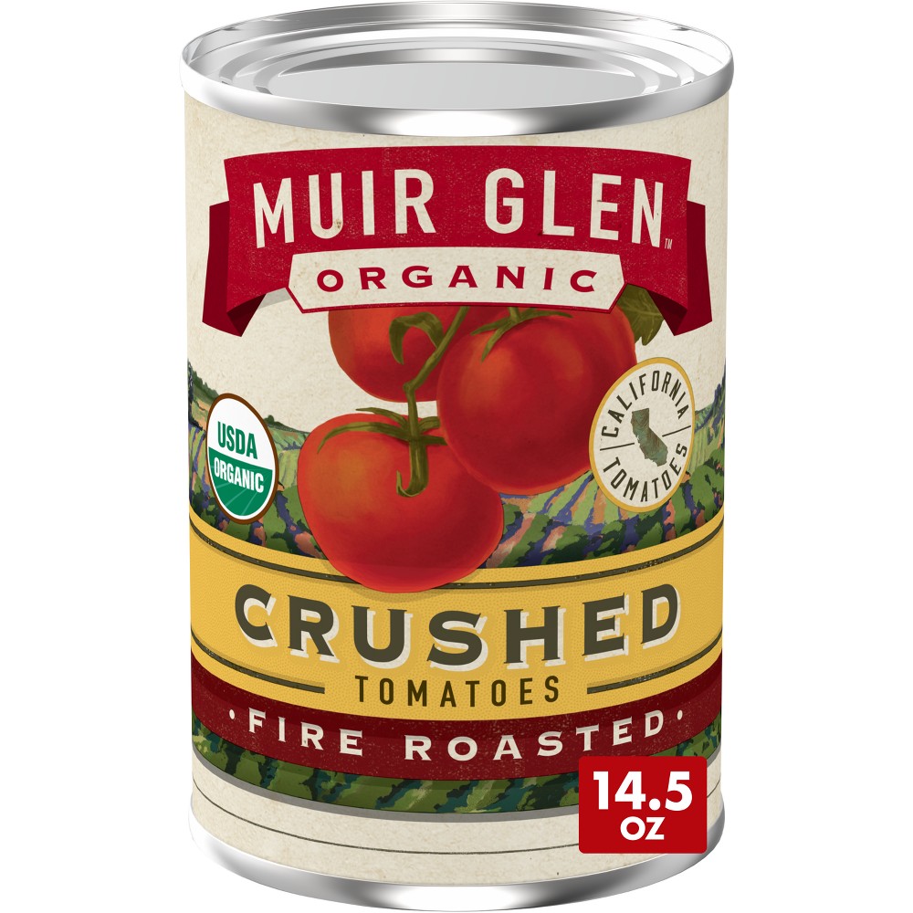 Muir Glen Organic Gluten Free Crushed Fire Roasted Tomatoes - 14.5oz