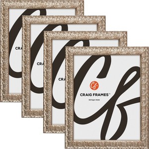 Craig Frames Versailles Ornate Silver Single Image Picture Frame, Set of 4 - 1 of 4