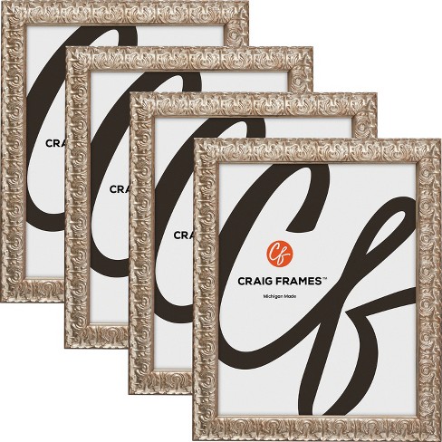 Craig Frames Versailles Ornate Silver Single Image Picture Frame, Set of 4 - image 1 of 4