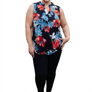 Women's A Rose By Any Other Name Sleeveless Top - Shopin in LA - 1 of 4