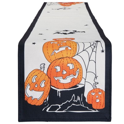 Whizmax Halloween Table Runner, Home Dining Table Runners, Halloween Dresser Scarf for Halloween, Dinner Parties and Scary Movie Nights