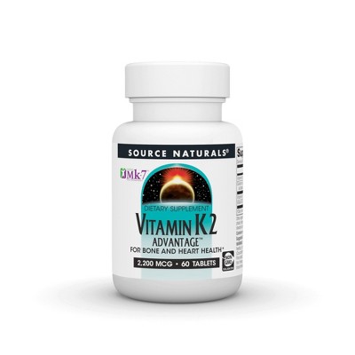 Vitamin K2 Advantage by Source Naturals, Inc.  -  60 Tablet
