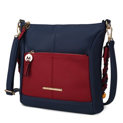 MKF Collection Nala Vegan Color-block Leather Women’s Shoulder Bag by Mia K