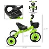 Cesicia Kids Tricycle for Toddlers Age 2-5 with Adjustable Seat, Toddler Bike with Basket, Bell, Handlebar Grips - 3 of 4