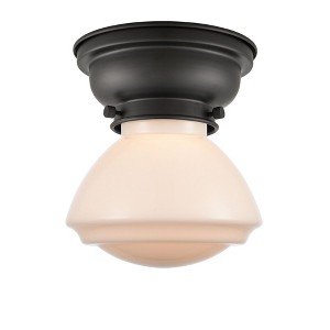 Olean - 1 Light Flush Mount In Industrial Style-6.4 Inches Tall and 6.75 Inches Wide - 1 of 1
