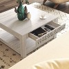 Galano Japtur Coffee Table With Drawer - Dusty Grey Oak - 3 of 4