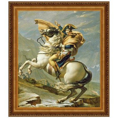Design Toscano Napoleon Crosses The Alps, 1805: Canvas Replica Painting ...