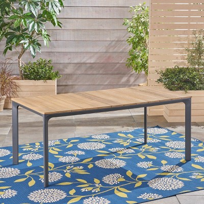 Mid-Century Modern Westcott Dining Table with Wood TOP-Christopher Knight Home