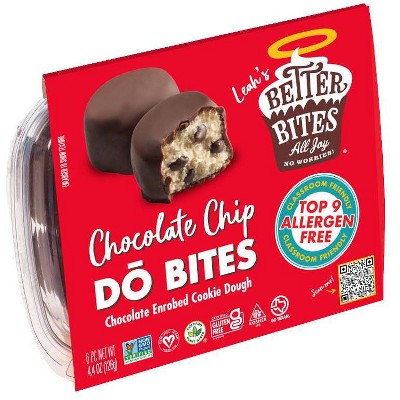 Better Bites Gluten Free Vegan Chocolate Chip DŌ Bites - 6ct