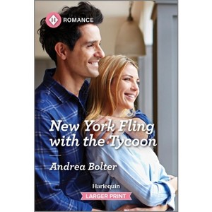 New York Fling with the Tycoon - Large Print by  Andrea Bolter (Paperback) - 1 of 1