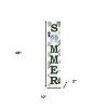 HomeRoots 48" White And Green Solid Wood Summer Porch Sign - 3 of 4