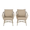 Set of 2 Modern Moonstone Chair for outside living room-Christopher Knight Home - 2 of 4