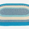 Colonial Mills Kingston Braid - Aqua 3 Ft x 5 Ft Oval Rug Indoor/Outdoor 100% Polypropylene - 2 of 4