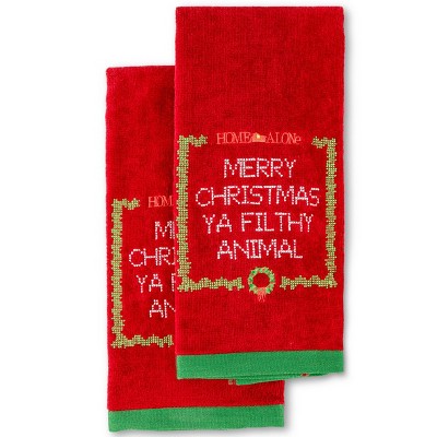 2pk Home Alone Holiday Kitchen Towel Set