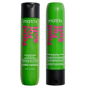 Matrix Food for Soft Shampoo (10 oz) & Food for Soft Conditioner (10 oz) | Moisturizing and Smoothing for Dry & Damaged Hair -  DUO SET Kit - 1 of 4
