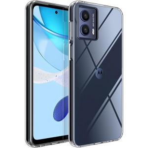 Entronix Clear Case for Motorola G Power 2023, Crystal Clear Transparent Bumper Cover - 1 of 4