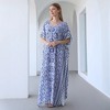 YOUZEY Mediterranean Floral Mosaic Summer Maxi Dress - 2 of 4