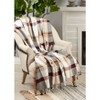 50"x60" Plaid Design Throw Blanket - Saro Lifestyle - 4 of 4